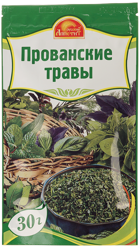 Смесь Прованские травы Русский Аппетит 30г приправа русский аппетит 45 г смесь сладких перцев