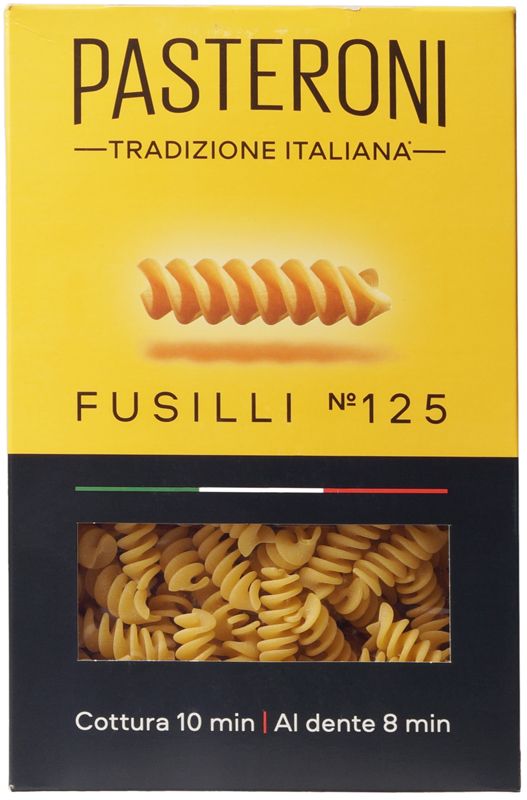 Паста Фузилли №125 Pasteroni Tradizione Italiana 400г