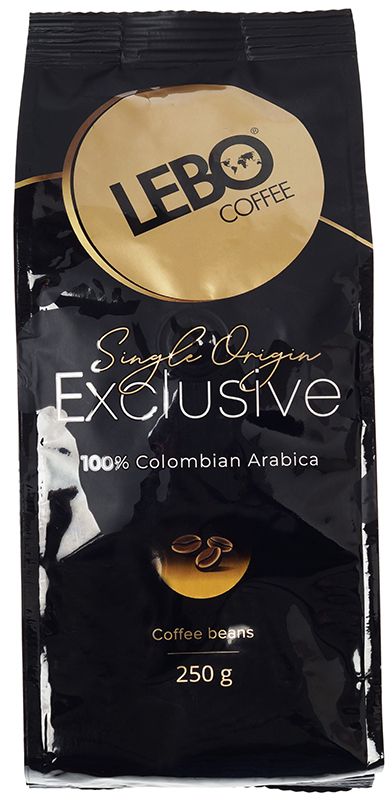 Кофе Lebo Exclusive в зернах 250г кофе lebo exclusive в зернах 250г