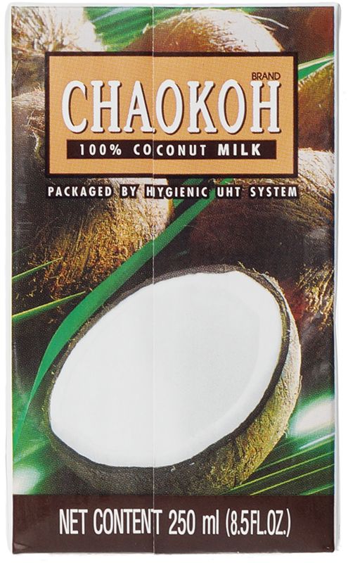 Кокосовое молоко 250мл выпаренное кокосовое молоко chaokoh 370 мл