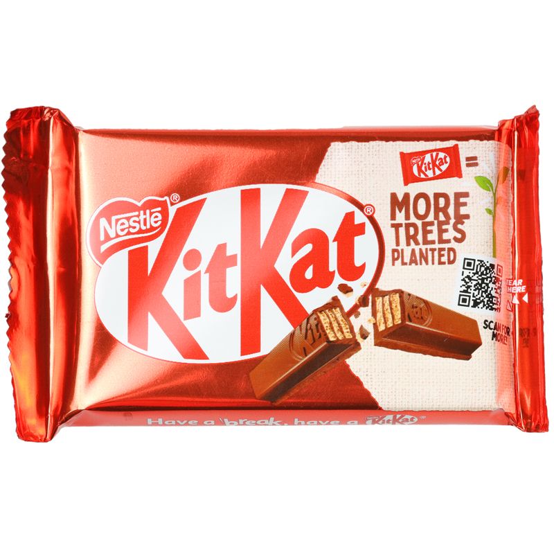 Молочный шоколад KitKat с хрустящей вафлей 41.5г шоколад chief карамельный с вафлей 70 г