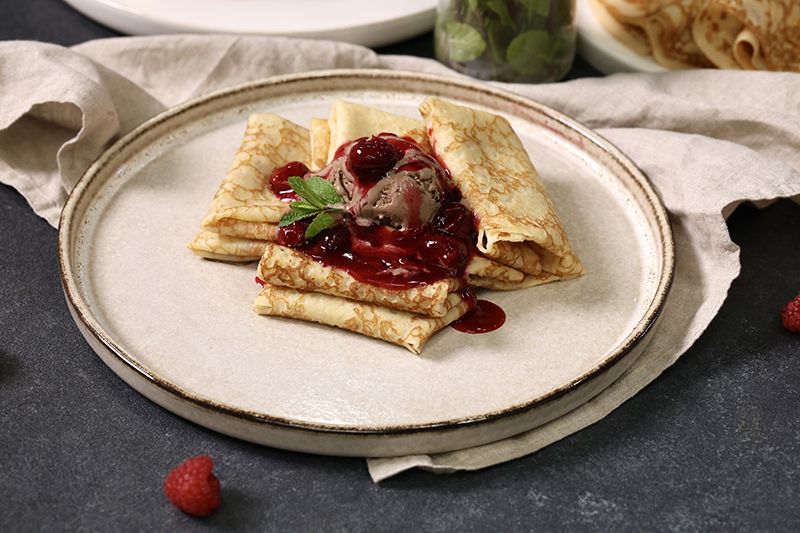 Вишня и шоколадное мороженое