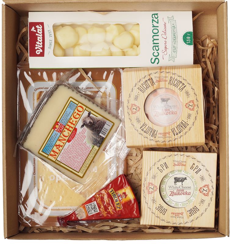 Подарочный набор Сырная коллекция сыр советский кусок 50% жир деликатеска 300г