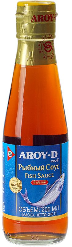 Рыбный соус Aroy-D 0.2л цена и фото