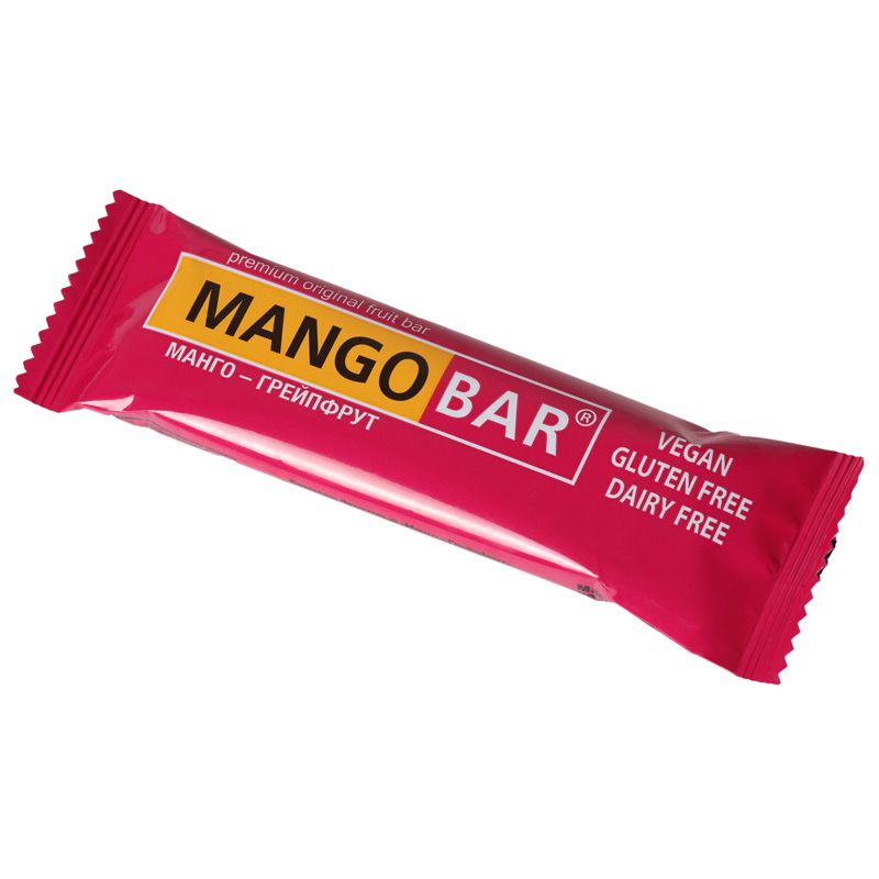 Батончик фруктовый Mangobar Манго-Грейпфрут 35г
