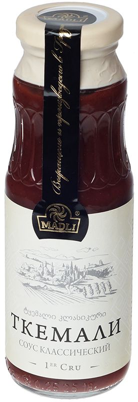 Соус Ткемали классический кисло-пряный Madli 270г соус сладко ароматный madli сальса нектариновая dietary 270г грузия