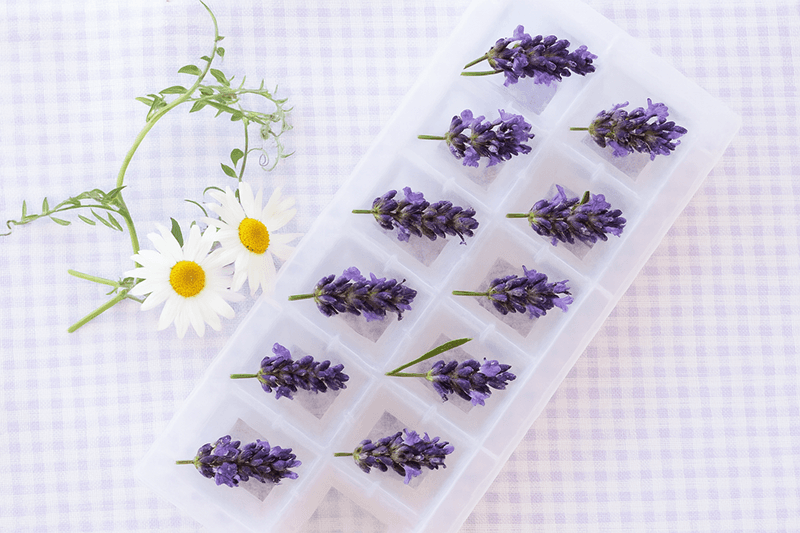 Лед с лавандой и лимоном