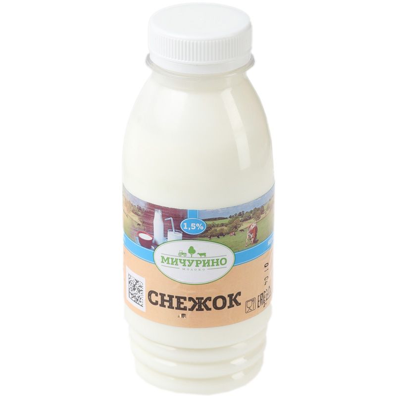 Напиток Снежок Мичурино молоко 1.5% жир. 330г ряженка 4% жир мичурино молоко 500г