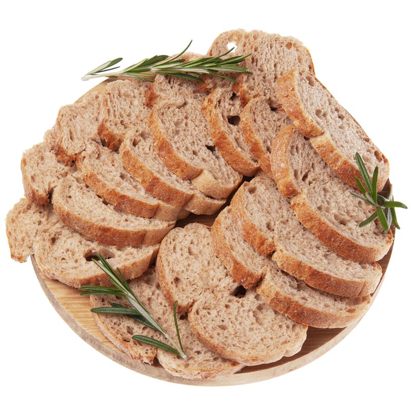 Батон пшеничный с отрубями Деликатеска 250г готовая хлебная смесь белый хлеб с отрубями 0 5 кг