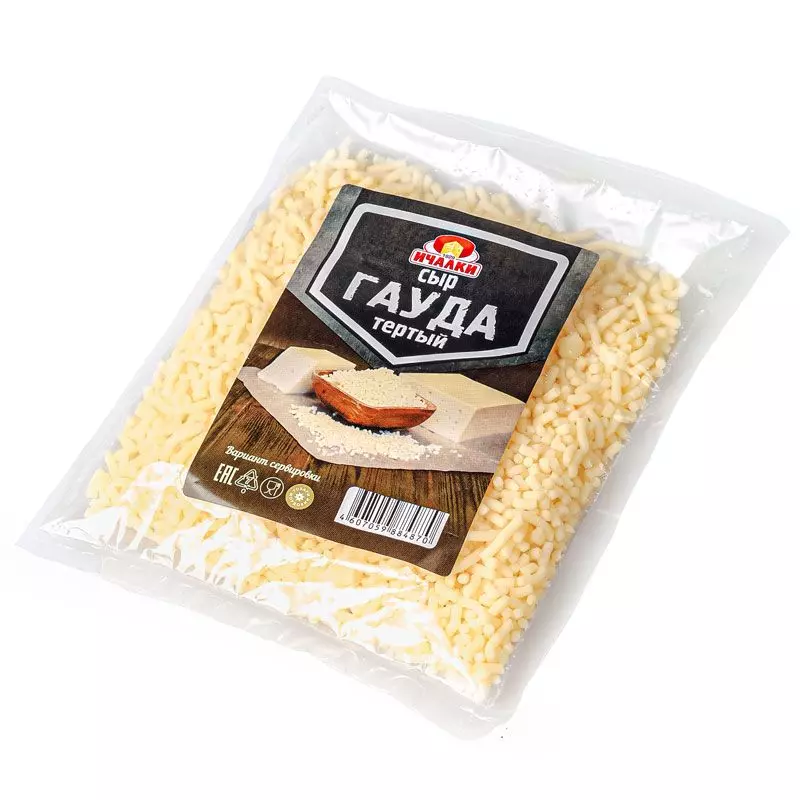 thumb-Сыр тертый гранулированный Гауда Ичалки 45% жир. 200г-0}
