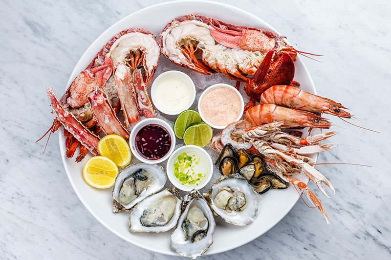 Sauces et accompagnement de fruits de mer