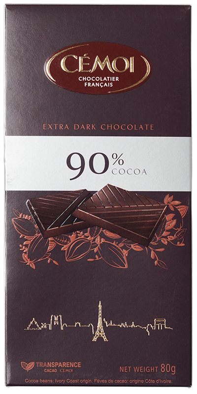 Шоколад горький 90% 80г шоколад коммунарка горький 68% 90 г