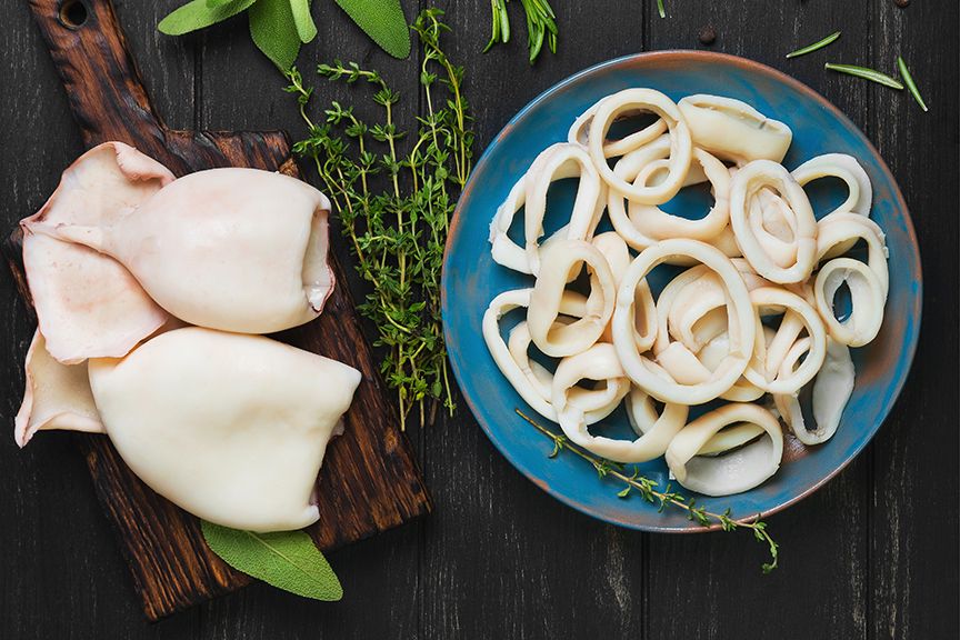 Кальмары с грибами: рецепты приготовления и полезные свойства - сайт Вкусный Мир