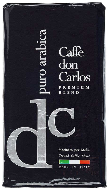 Кофе Arabica Don Carlos молотый 250г капсулы для кофемашин don carlos puro arabica 16шт стандарта dolce gusto