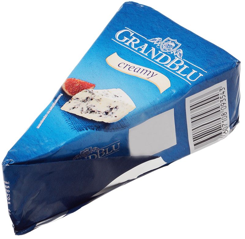 Сыр сливочный GrandBlu с голубой плесенью 56% жир. 100г