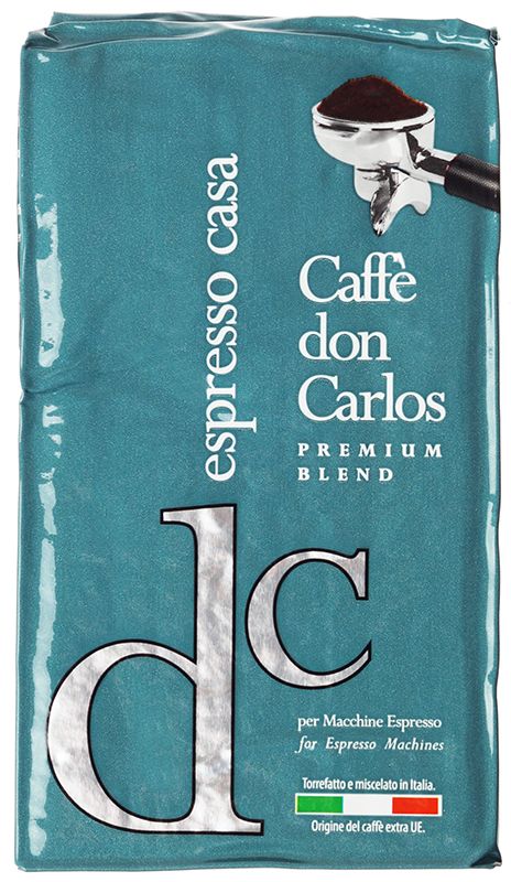 Кофе Espresso Casa Don Carlos молотый 250г кофе в капсулах don carlos cioccolato