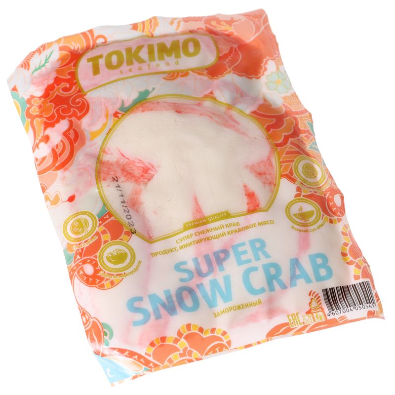 Супер снежный краб Токимо 200г крабовое мясо охлаждённое vici снежный краб имитация из сурими 200 г