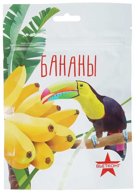 Бананы сушеные Вьетнам 100г грибы белые сушеные 100г