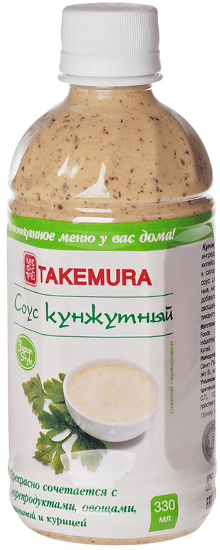 Соус Кунжутный Takemura 330мл салат чука из морских водорослей санта бремор с ореховым соусом 150 г