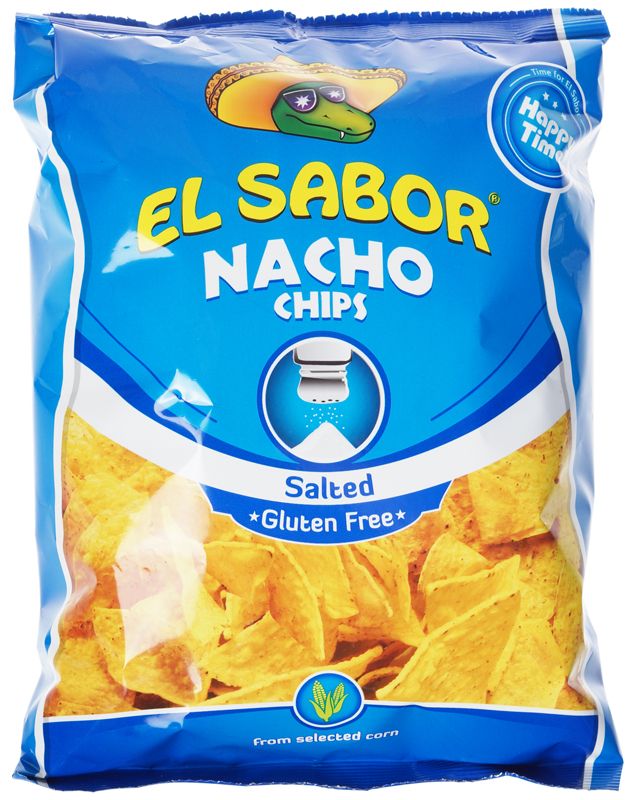 Чипсы кукурузные Начос с солью 100г чипсы delicados nachos кукурузные с сыром 150 г