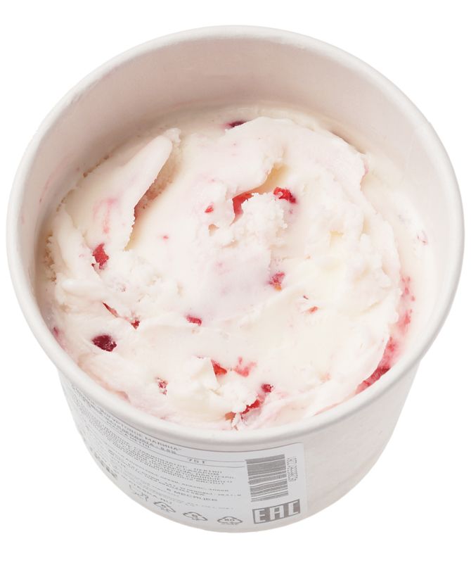 мороженое молочное amore чизкейк нью йорк с малиной 300 мл Мороженое молочное Йогурт с малиной Деликатеска 75г