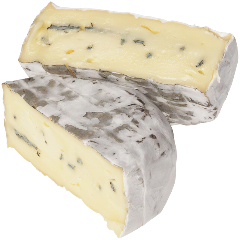 Сыр Бресс Блю с белой и голубой плесенью 60% жир. White Cheese from Zhukovka 125г