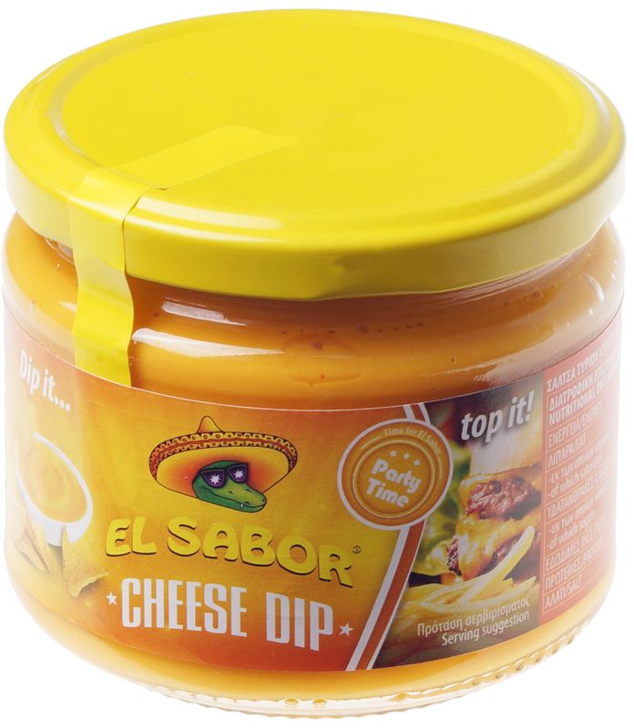 Соус-дип сырный El Sabor 300г соус майонезный сырный astoria для спагетти и гарниров 42% 384 г