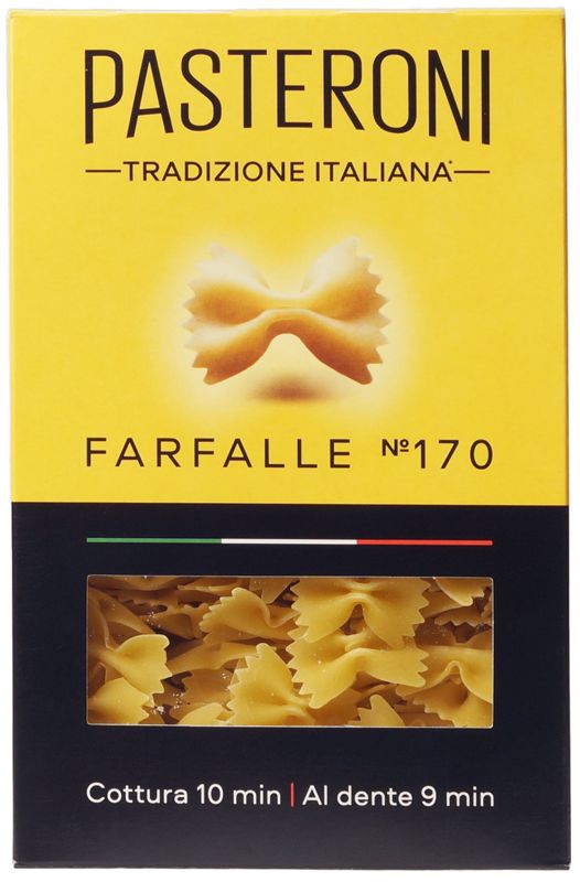 Паста Фарфалле №170 Pasteroni Tradizione Italiana Россия 400г