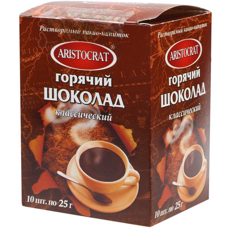 Растворимый напиток Горячий шоколад Классический 250г какао напиток растворимый а п селиванов горячий шоколад 150 г