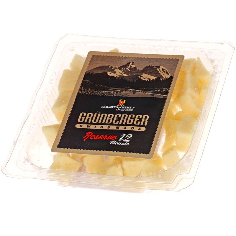 Сыр полутвердый Грюнбергер выдержанный 100г сыр полутвердый басни о сыре gouda light 40% бзмж вес