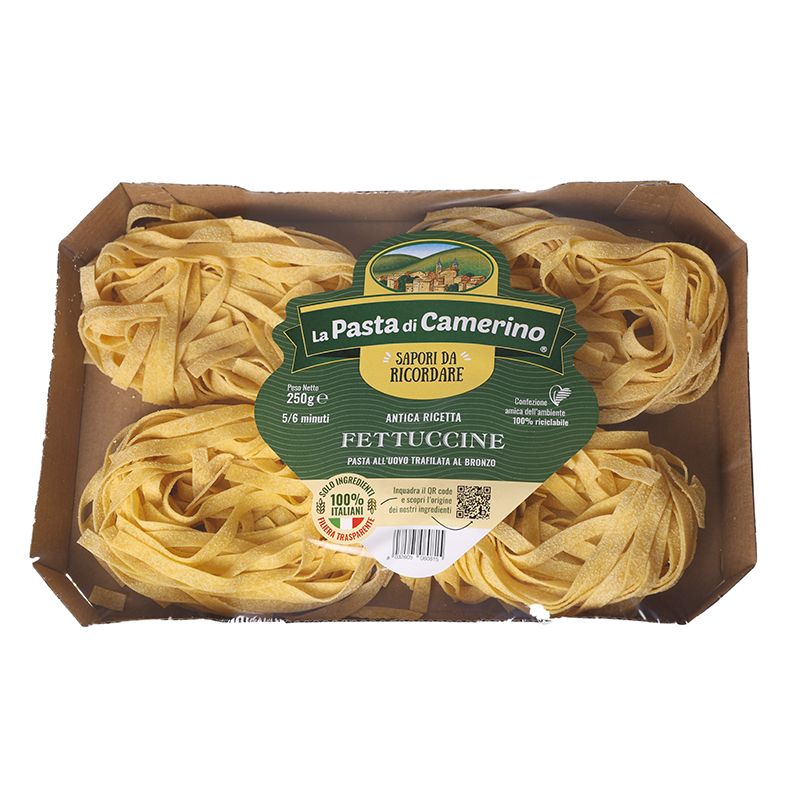 Макаронные изделия яичные La Pasta di Camerino Феттучине 250г макароны роллтон 400г яичные спирали