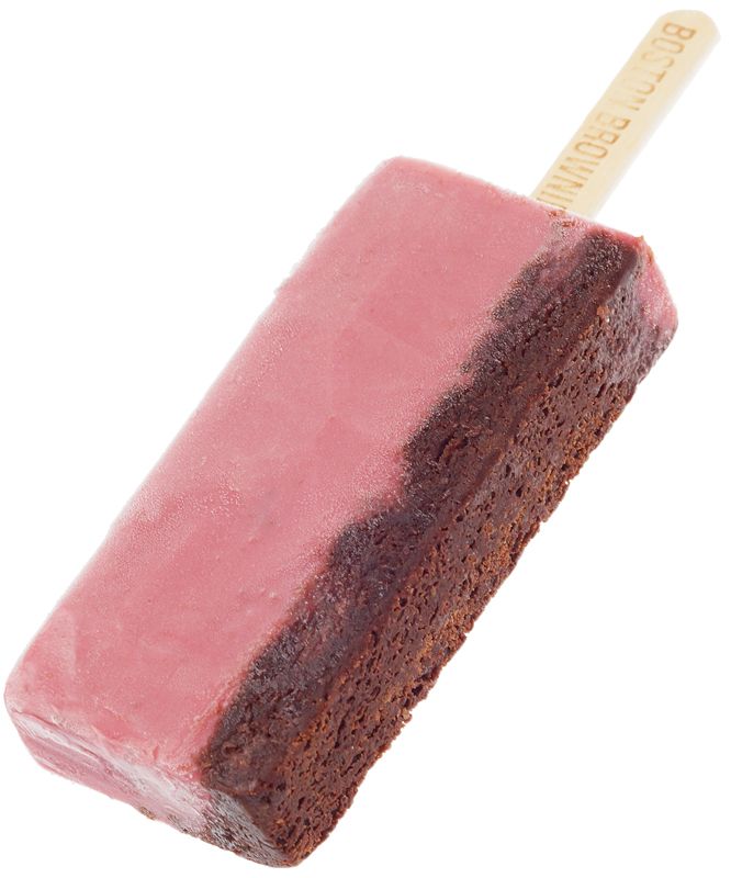 десерт чудо творожный взбитый пастеризованный ягодное мороженое 5 8% 85 г Мороженое Boston Brownie Вишневый брауни 70г