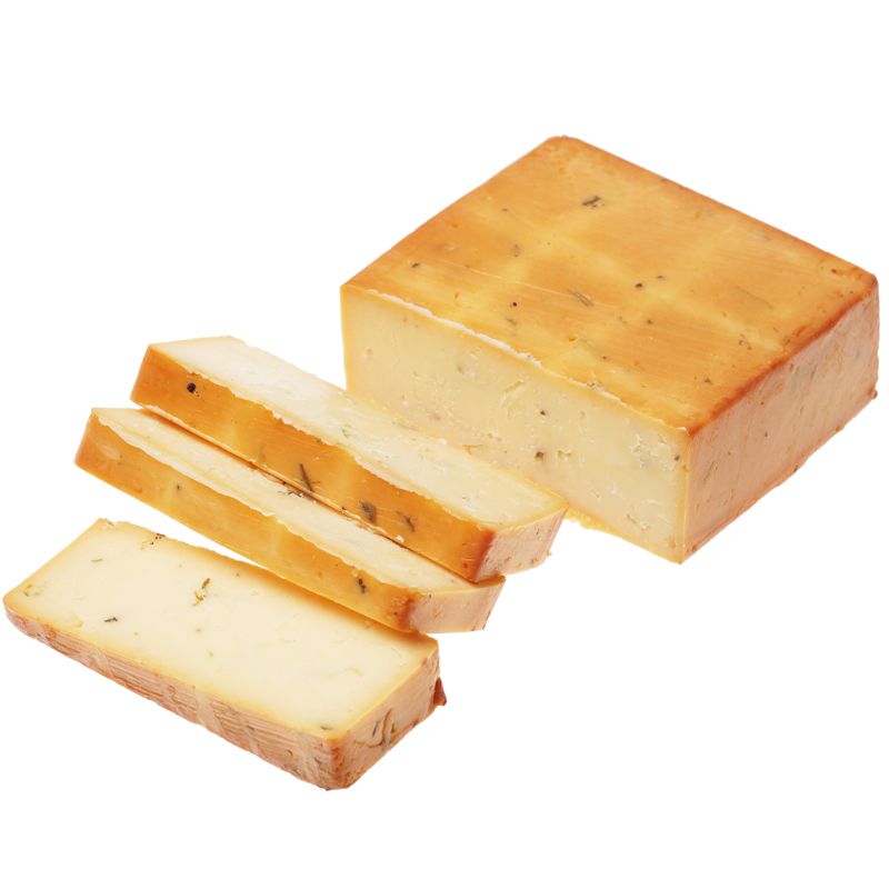 Сыр копченый Columbus Strolch с итальянскими травами 50% жир. 200г сыр колбасный можга копченый вес