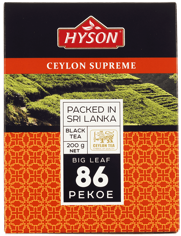 Чай черный цейлонский Хайсон 200г