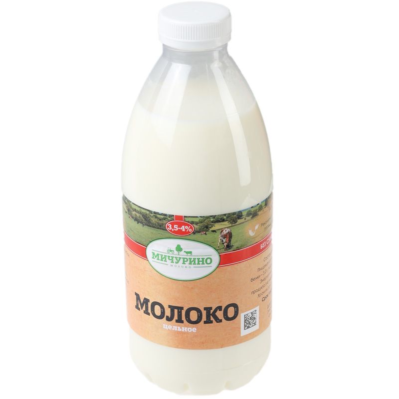 Молоко цельное пастеризованное 3.5-4% жир. Мичурино Молоко 1л молоко бушаринское цельное 4% 950 мл