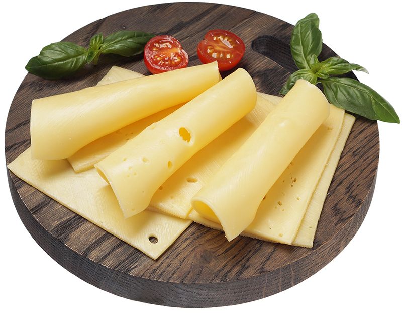 Сыр Голландский 45% жир. нарезка Деликатеска 125г