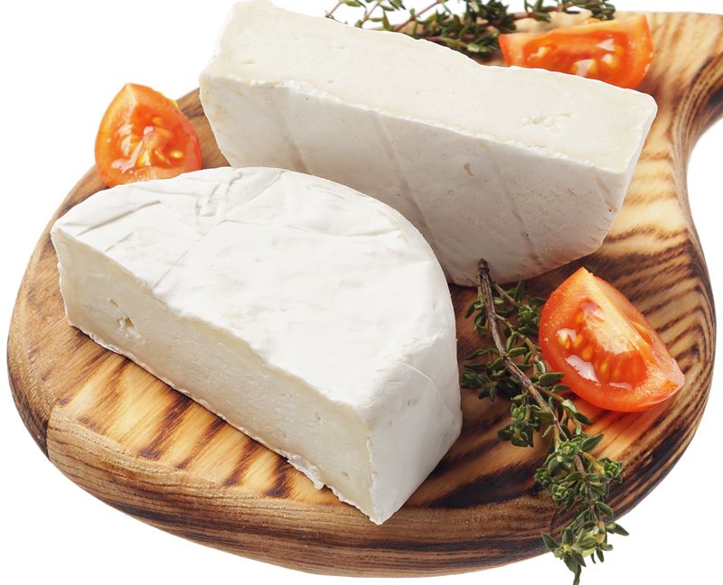 Сыр Камамбер из коровьего молока 50% жир. 130г сыр для жарки из коровьего молока 50% жир 200г