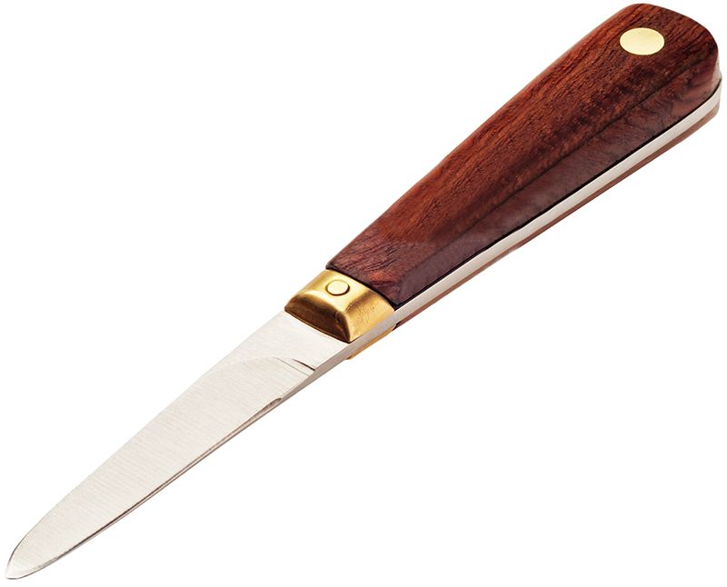Нож для устриц из нержавеющей стали 15,5см