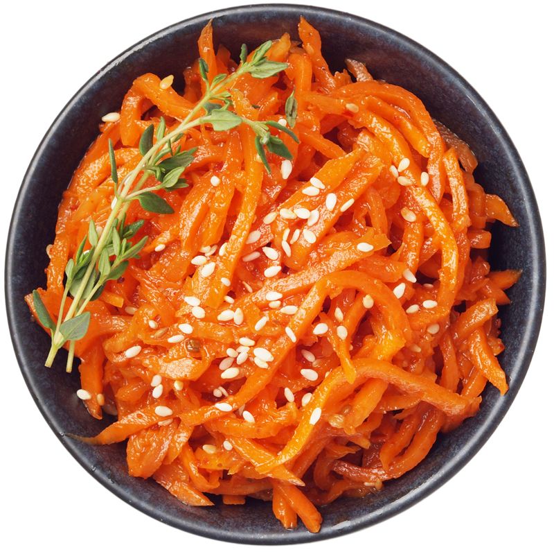 Морковь по-корейски без консервантов красителей ароматизаторов ГМО Деликатеска 300г