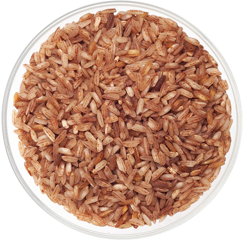 Рис Девзира красный для плова слабошлифованный Узбекистан 700г рис