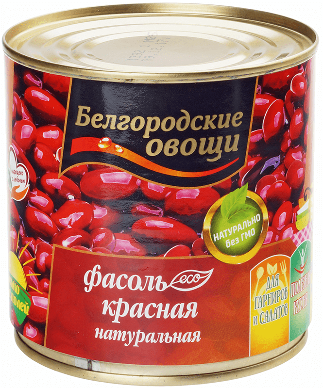 Фасоль красная натуральная Белгородские овощи 400г