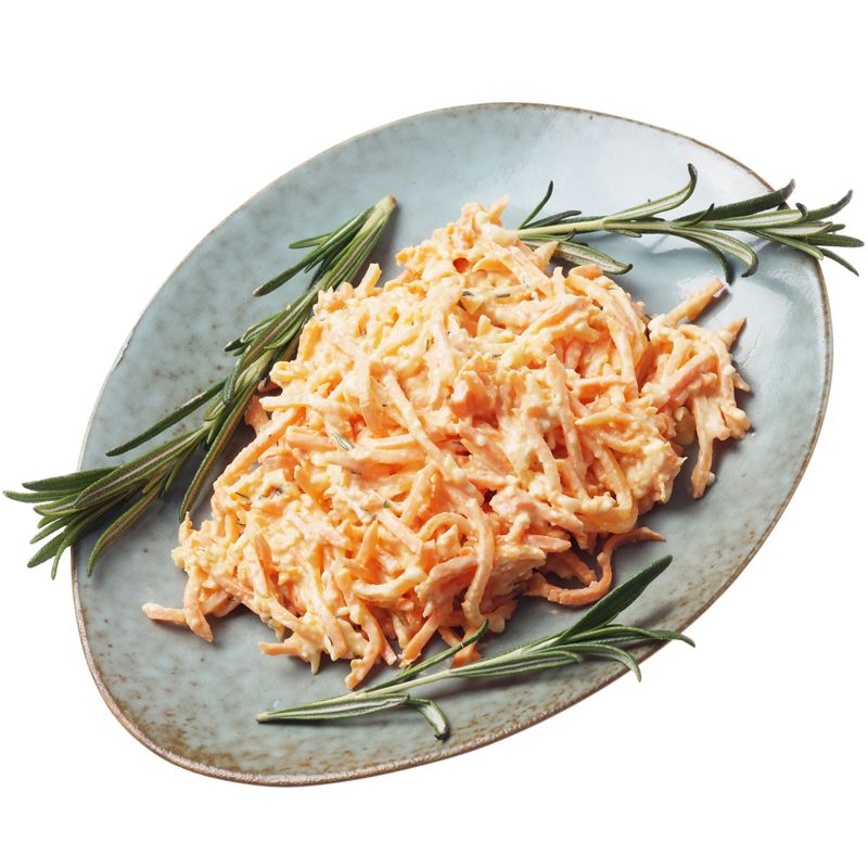 Салат из моркови с сыром Деликатеска 140г сыр чечил mimin паутинка с укропом и чесноком 40% 80 г