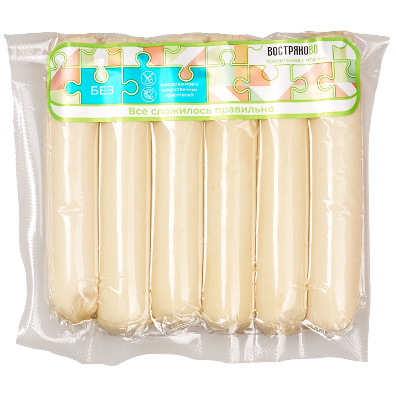 thumb-Сосиски Куриные Деликатеска 240г-1}