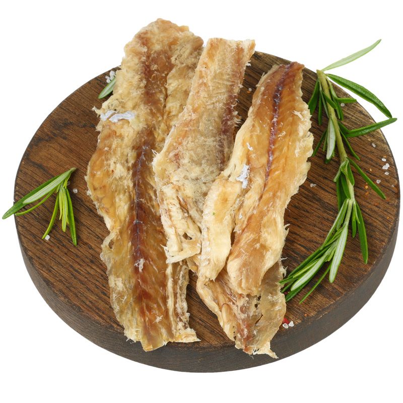 Минтай солено-сушенный филе карамелька классика Деликатеска 100г цена и фото