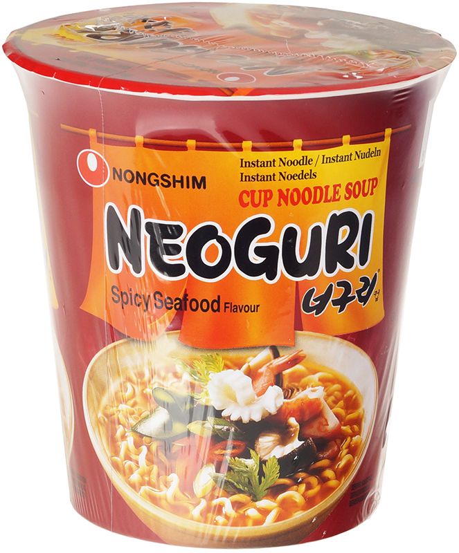 Лапша быстрого приготовления Неогури с морепродуктами 62г лапша быстрого приготовления кимчи рамен nongshim корея 75г