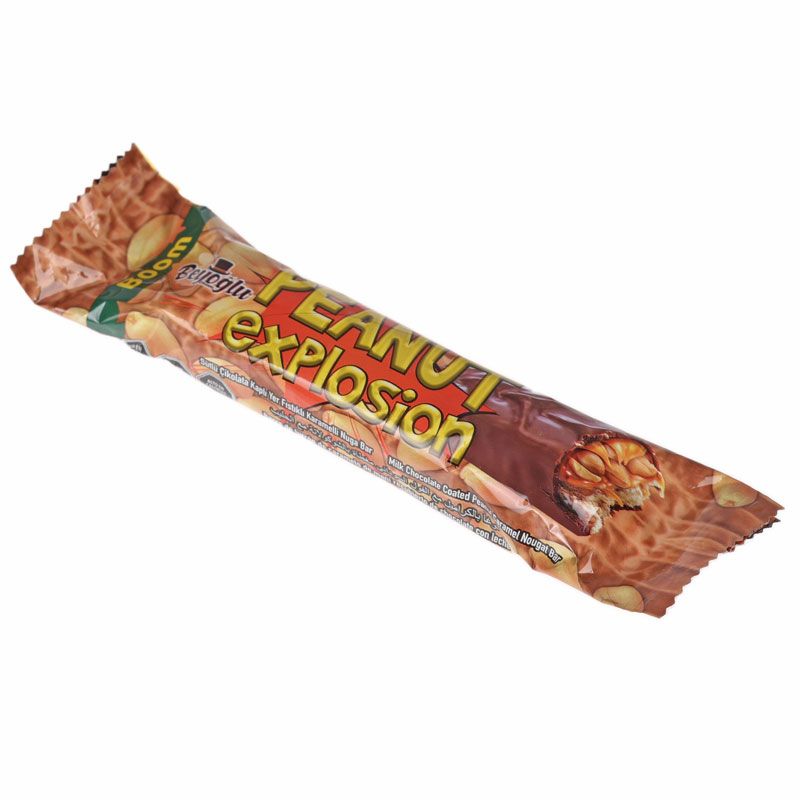 Шоколадный батончик Peanut Explosion с арахисом, карамелью и нугой 52г батончик шоколадный snickers stick с карамелью арахисом и нугой 20 г