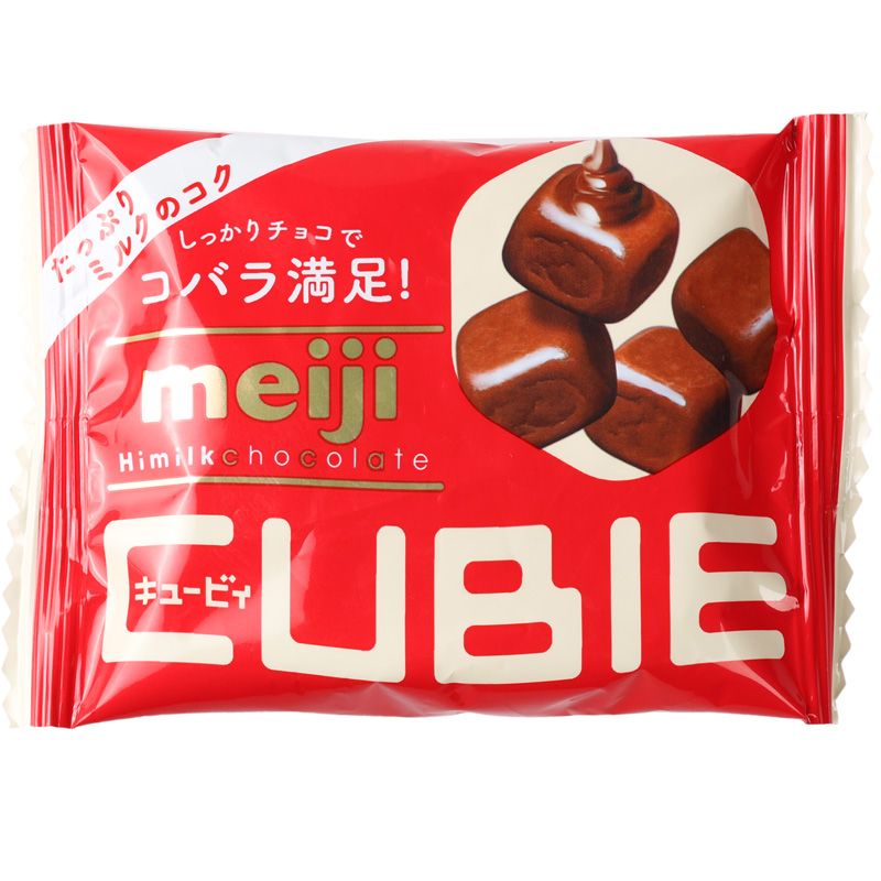 цена Шоколад Meiji Cubie HiMilk насыщенно-молочный 42г