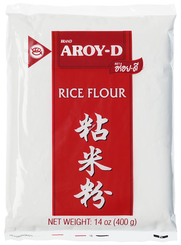 Рисовая мука без глютена Aroy-D Таиланд 400 г рисовая мука aroy d 400г пл упак