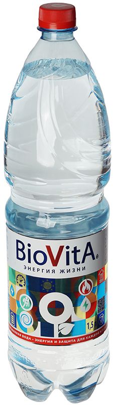 Вода БиоВита минеральная негазированная 1.5л вода svetla минеральная негазированная 1 5л