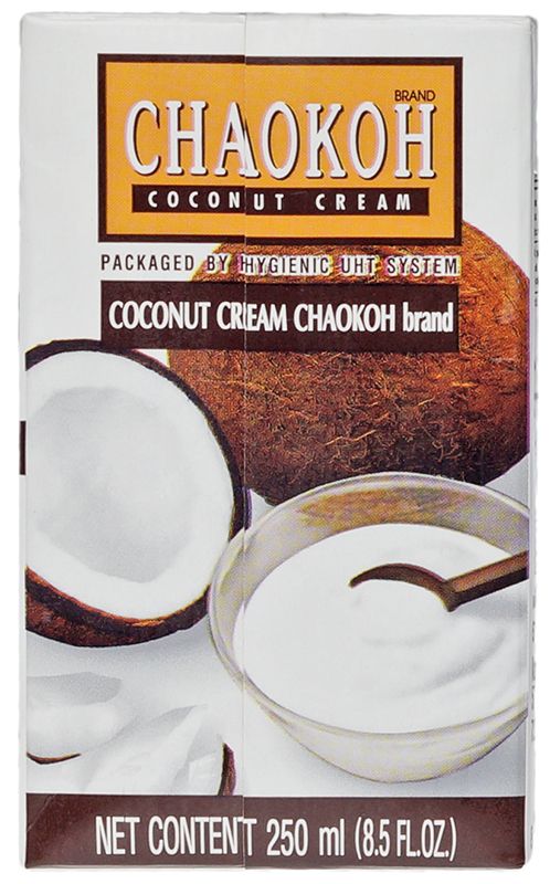 Кокосовые сливки Chaokoh 250мл кокосовые сливки 85% aroy d 560 мл